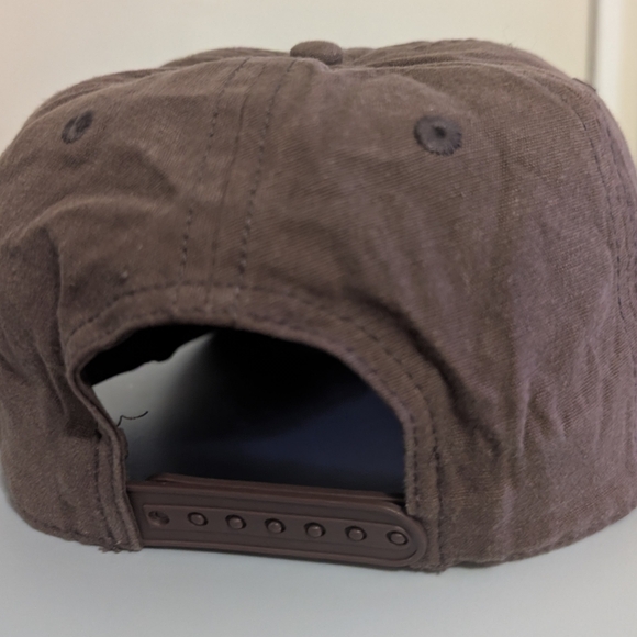 Smokey Bear Hat Cap Snap Back Brown Rope Outdoors Hiking Camping Outdoors Mens - Picture 4 of 8